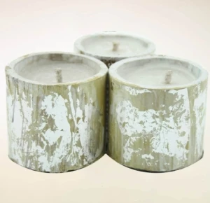 Candele e portacandele in bamboo