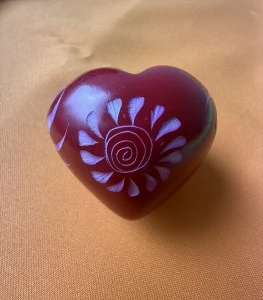Cuori da collezione in pietra ollare lavorati a mano
