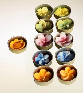 Mini candele soia profumi misti set 10 pezzi